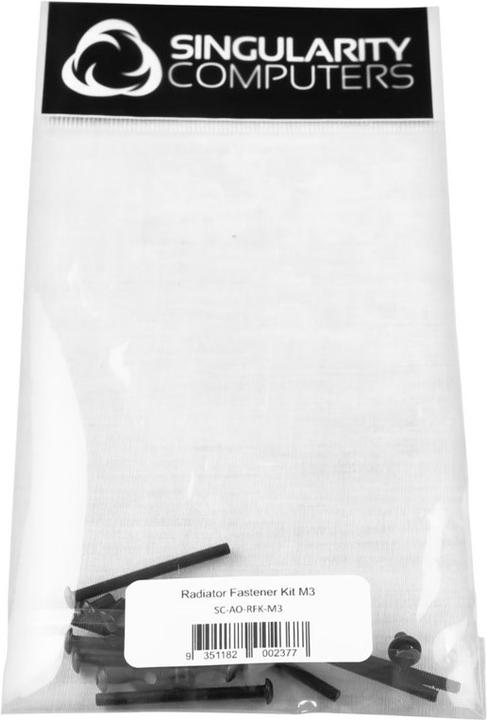 Produktbild Singularity Computers Computers Radiator Schrauben Kit, M3, 24 Teile