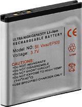 Actual product image Sony Ericsson Battery Vivaz, Vivaz pro, EP500