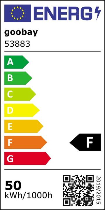 Etichetta energetica Goobay Faretto esterno (4260 lm, IP44)