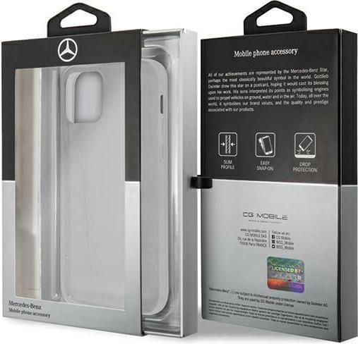 Actual product image Mercedes MEHCP12LCLCT iPhone 12 Pro Max 6.7-inch clear hard case, clear line (Apple iPhone 12 Pro Max)