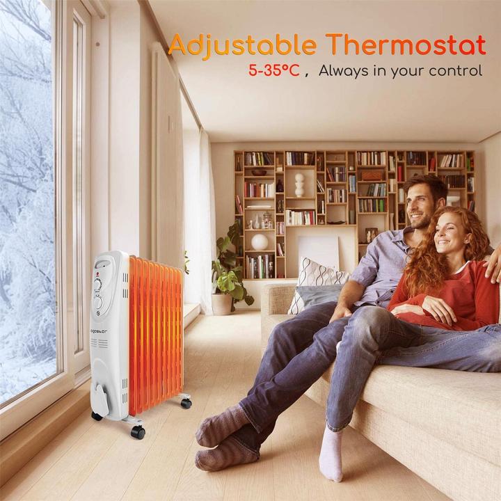 Actual product image Aigostar Pangpang - 2300W Oil Radiator