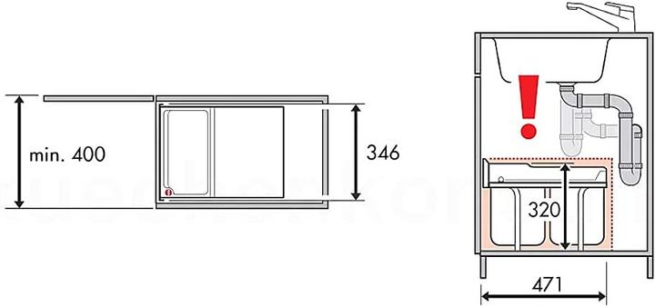 Produktbild Hailo Raumspar Tandem (36 l)