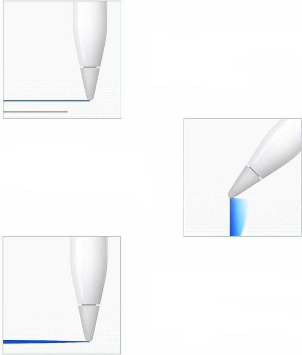 Actual product image Apfelkiste Apple Pencil (1. & 2. Gen. / Pro) Ersatz Spitze iPad Pro Stylus Touch Pen