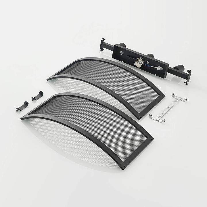 Actual product image Lindby Mizgin Ceiling Light with Grille 3 Flames (E27)