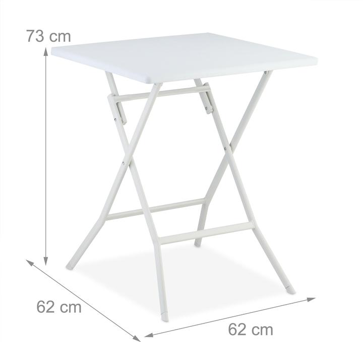 Immagine prodotto Relaxdays Tavolo pieghevole (62 cm)