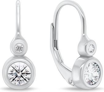 Produktbild Brilio Silver - Silver earrings with EA63 crystals