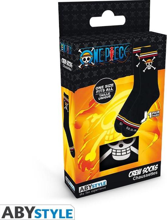 Produktbild One Piece - Socks - Black - Skull (2er Pack, 38 - 43)