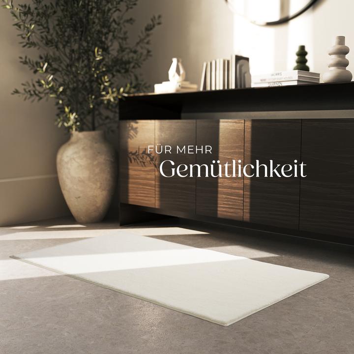 Produktbild tectake Kurzflorteppich Soft Zone (80 x 150 cm)