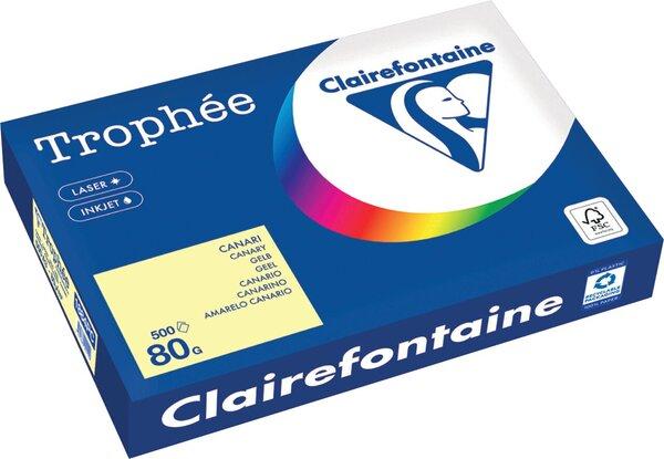 Produktbild Clairefontaine Kopierpapier Trophée gelb DIN A3 80 g/m² 500 Blatt (80 g/m²)