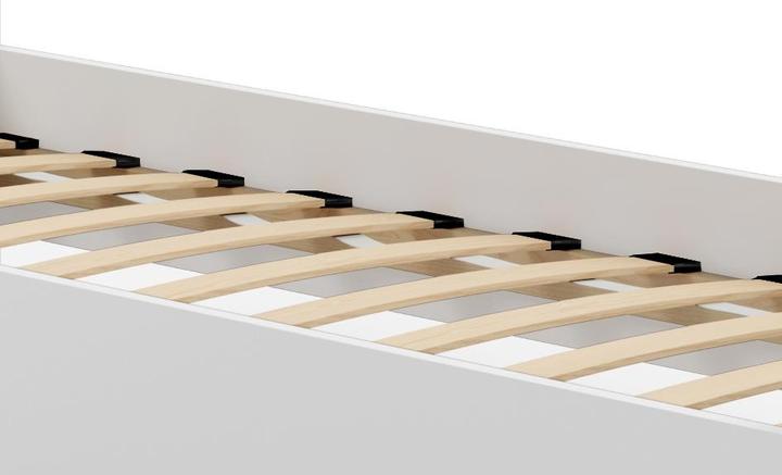 Actual product image ADRK Furniture Double Bed with Railing and Mattresses PEPE II CAT 160X80 (160 x 80 cm)