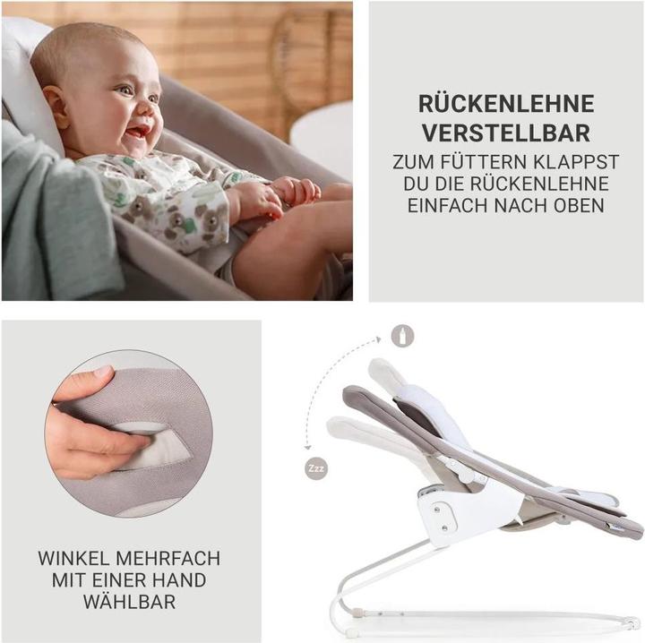 Actual product image Hauck Highchairs Beta Plus Natural 5-piece Newborn Set - Highchair + (Highchair)