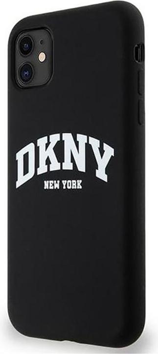 Produktbild DKNY DKHMN61SNYACH iPhone 11 / Xr 6.1" czarny/black hardcase Liquid Silicone White Printed Logo MagS (Apple iPhone 11)