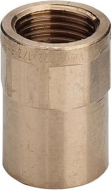 Actual product image Viega Transition sleeve solder 22 mm x 1/2 sleeve/socket (Pipe fitting)