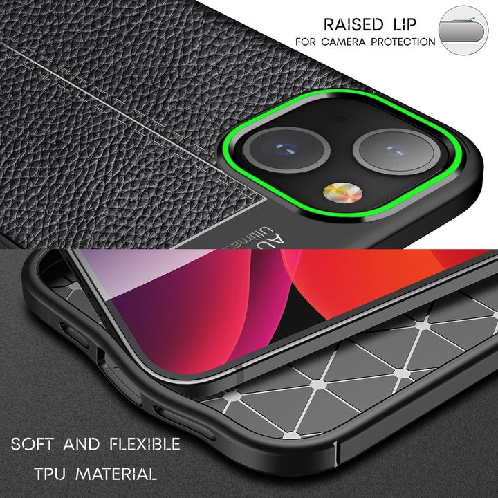 Produktbild Nalia Leder-Look Silikon Hülle (Apple iPhone 14)