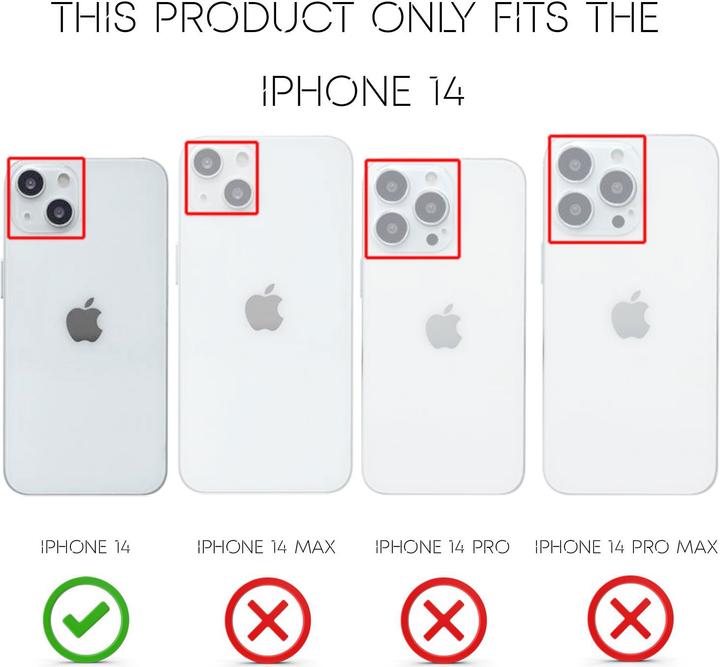 Produktbild Nalia Leder-Look Silikon Hülle (Apple iPhone 14)