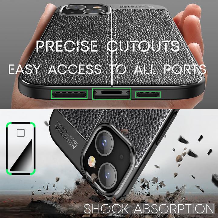 Produktbild Nalia Leder-Look Silikon Hülle (Apple iPhone 14)