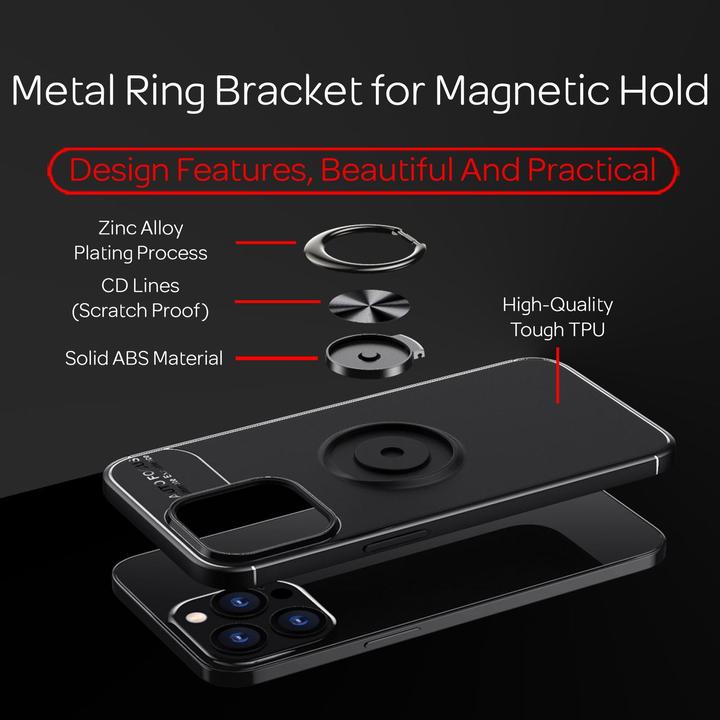 Immagine prodotto Nalia Anello opaco Manicotto in silicone (Apple iPhone 14 Pro)