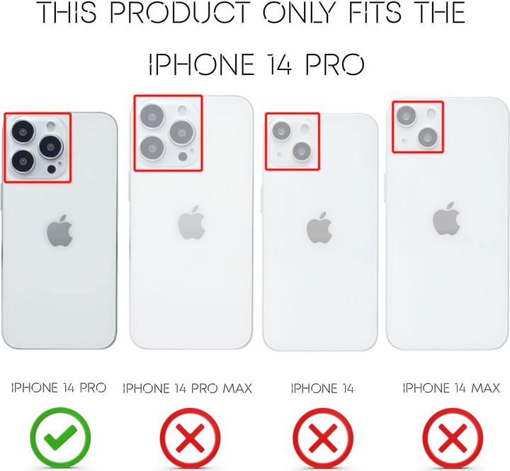 Produktbild Nalia Leder-Look Silikon Hülle (Apple iPhone 14 Pro)