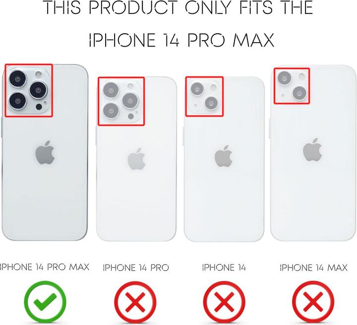 Produktbild Nalia Carbon-Look Silikon Hülle (Apple iPhone 14 Pro Max)