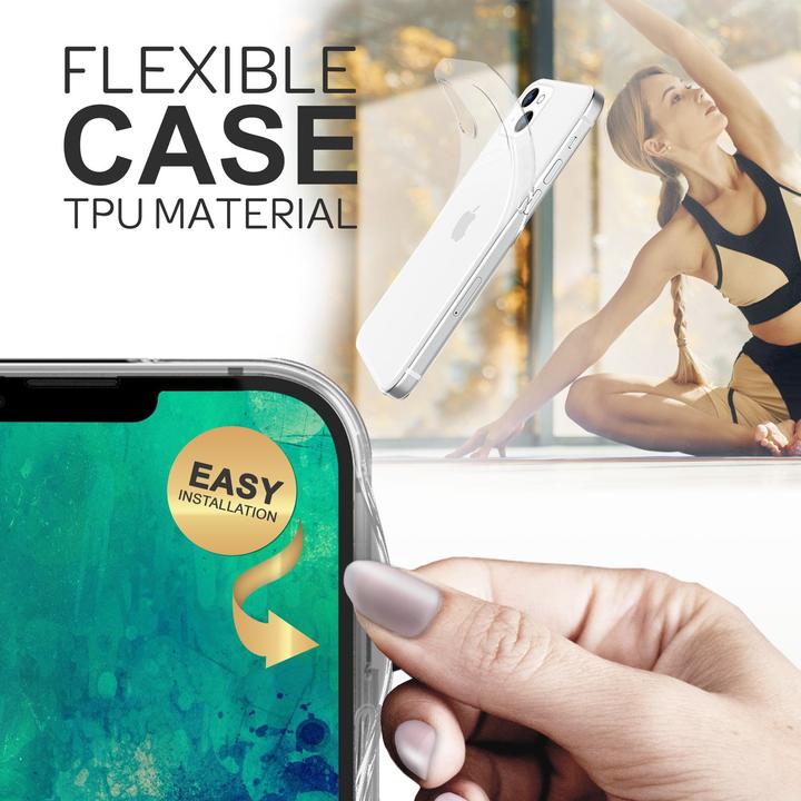 Actual product image Nalia Clear Transparent Silicone Sleeve (Apple iPhone 14 Plus)