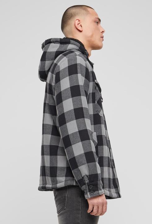 Image du produit Brandit Veste d'extérieur Lumber à capuche Taille M Couleur Noir/Charbon de bois (M)
