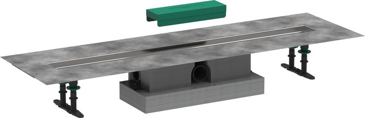 Actual product image hansgrohe Complete set uBox universal, for shower channels prefabricated sets, standard 900mm (900 mm)