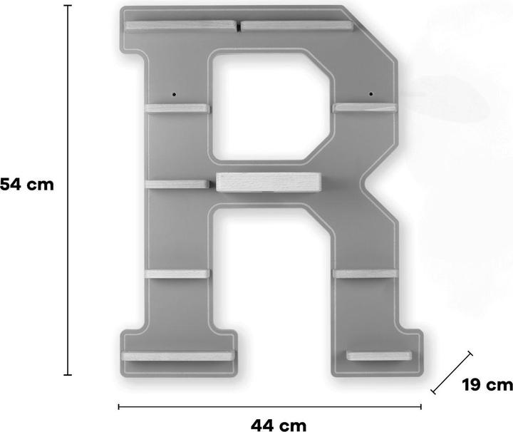 Produktbild VCM Regal Buchstabe R für Toniebox Tonies