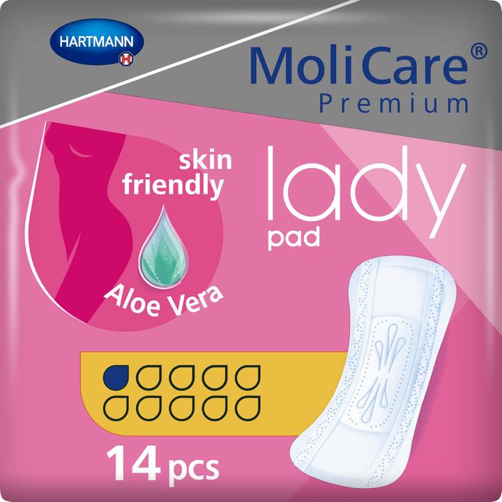 Actual product image Hartmann MoliCare Premium lady pad 1 drop (14 x)