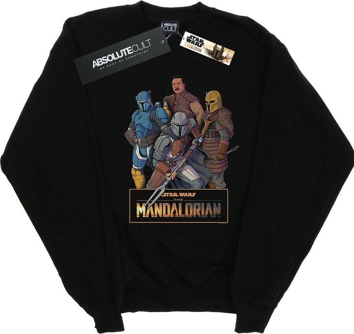 Immagine prodotto Star Wars The Mandalorian Character Collage Felpa Uomo (XXL)