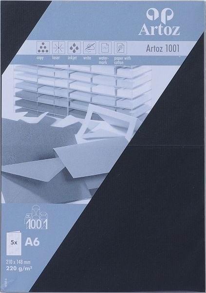 Artoz 1001 Karten schwarz (A6, 220 g/m²)