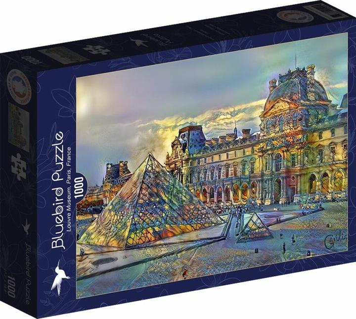 Actual product image Bluebird Puzzle Louvre Museum, Paris, France 1000 pieces (1000 pieces)