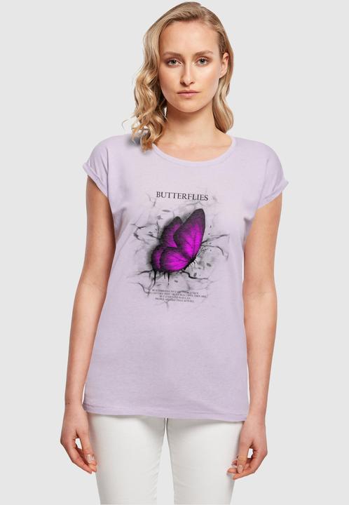 Immagine prodotto Merchcode Maglietta a spalla estesa Butterflies da donna - 112637 (3XL)