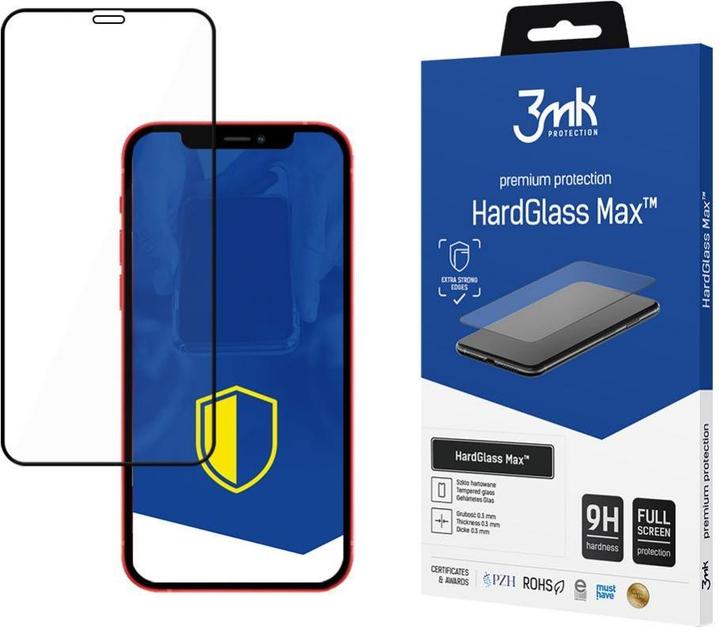 Produktbild 3MK Hardglass Max Bildschirmschutz (1 Stück, Apple iPhone 12 Pro Max)