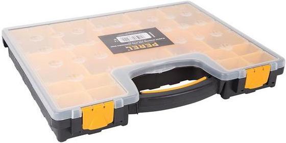 Actual product image Velleman Plastic Storage Box With Removable Bins - 420 x 335 x 65 mm
