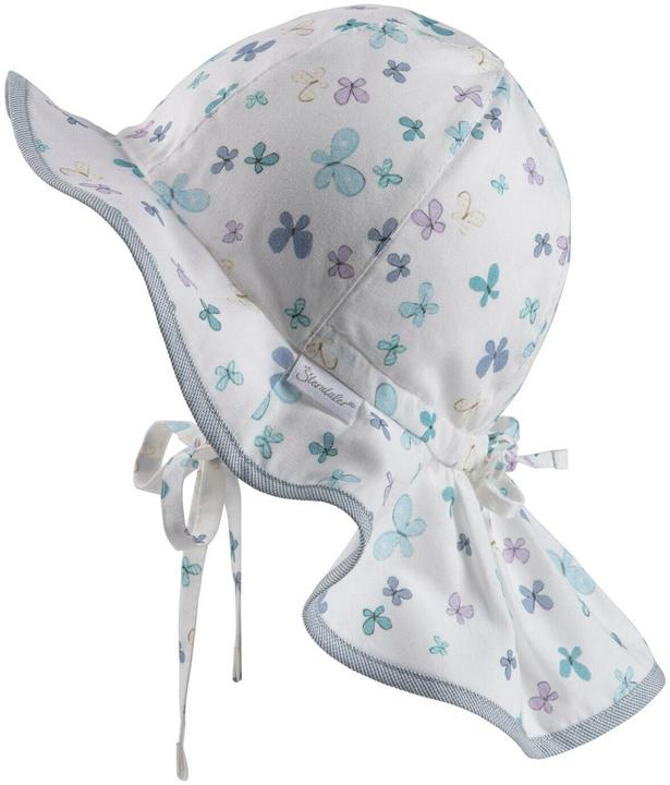 Image du produit Sterntaler Chapeau de soleil avec protection de cou Papillons Blanc Gr. 47 (47)