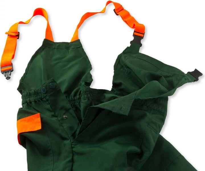 Produktbild Dema Schnittschutzhose Schnittschutzlatzhose Forsthose Latzhose Eco Grösse L grün (L)