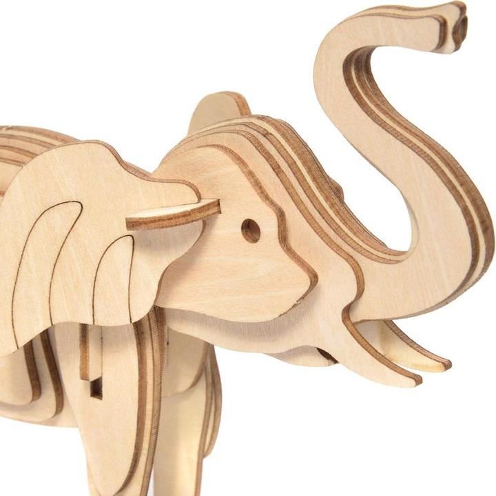 Produktbild Little Story Holzpuzzle Model 3D - Elefant