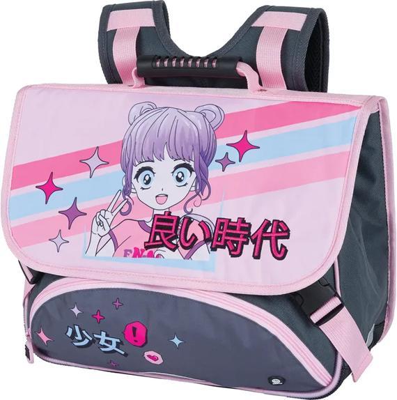 Immagine prodotto Oberthur Zaino Manga Girl per la scuola, rosa e grigio
