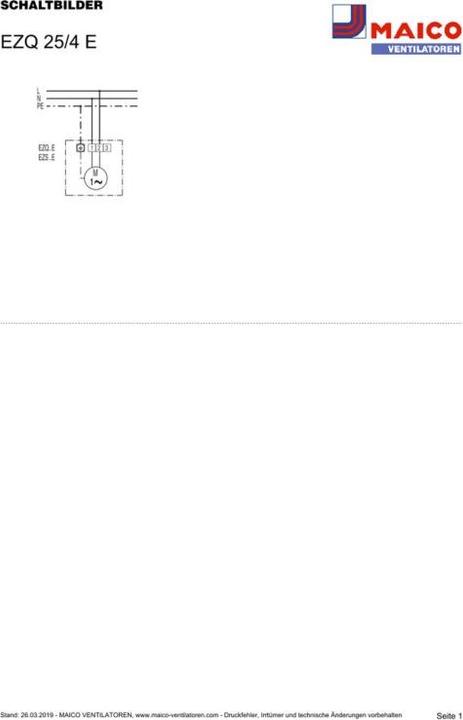 Produktbild Maico Elektroapparate-Fabrik GmbH Ventilator 800cbm/h 40W IP54 EZQ 25/4 E