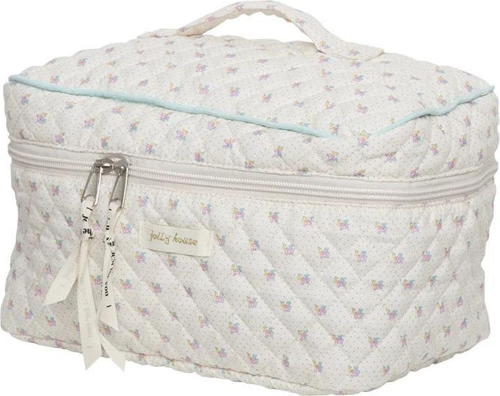 Only-Bags.Store Cute Quilting Baumwolle Make-up Tasche Reissverschluss Kosmetik Veranstalter Tuch Handtasche Box