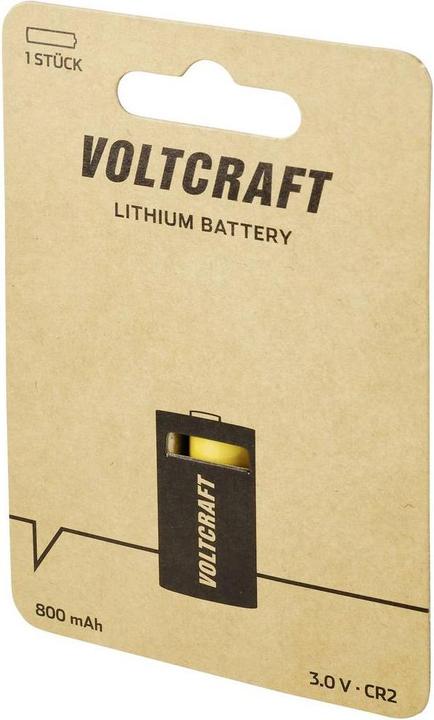 Image du produit Voltcraft CR2 Pile photo CR 2 Lithium 800 mAh 3 V 1 pc. (1 pcs, CR2, 800 mAh)