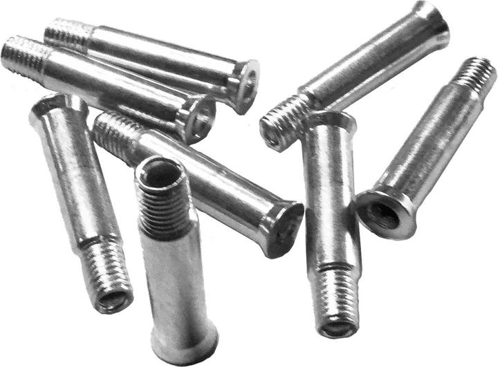 Powerslide Nuts And Bolts Steel Single Axle Hex 8 Pack 2023