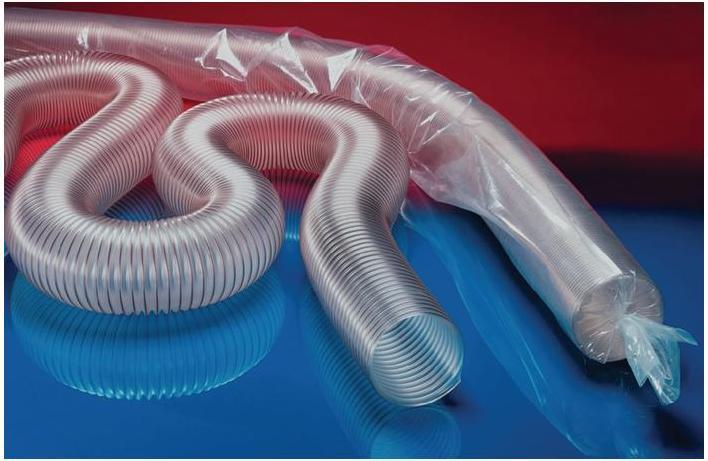 Actual product image Norres Suction and blower hose PROTAPE® PUR 301 AS Inner-Ø 180 mm Outer-Ø 188 mm 4 mm Length 5 m