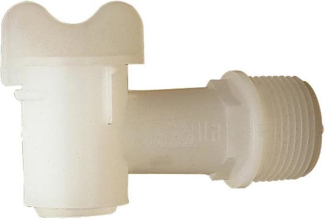Produktbild HP Autozubehör Fasshahn Kunststoff weiss R 26,9 (3/4″) mm (101.60 mm)