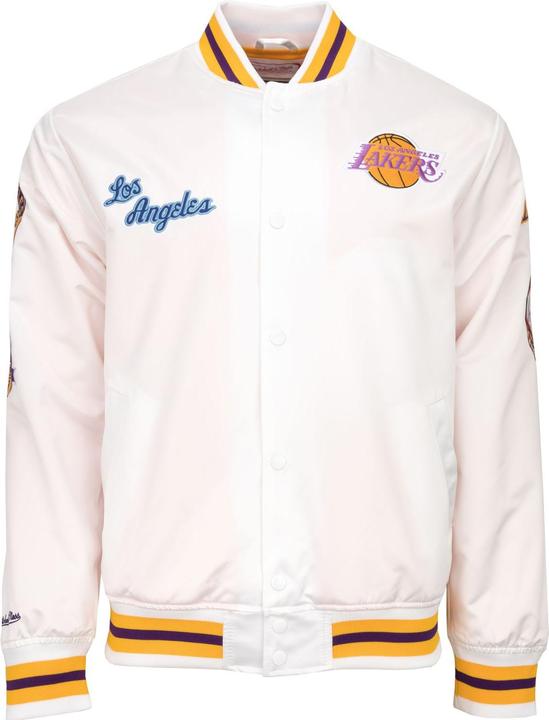 Actual product image Mitchell & Ness City Lightweight Satin Jacket - Los Angeles Lakers - M (M)
