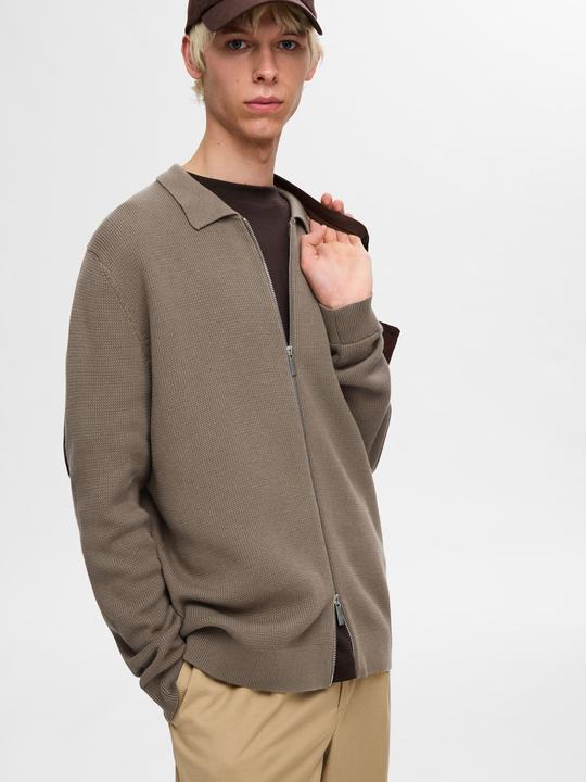 Actual product image Selected Homme Knitted cardigan with zip (S)