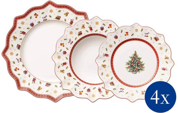 Plate set 12pcs Toy's Delight (12 Piece)