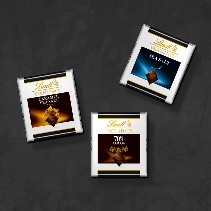 Image du produit Lindt Excellence Dunkel Minis Assorti (222 g)