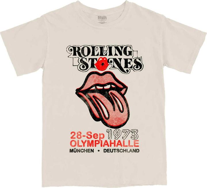 The Rolling Stones Unisex Adult Munich '73 Cotton T-Shirt