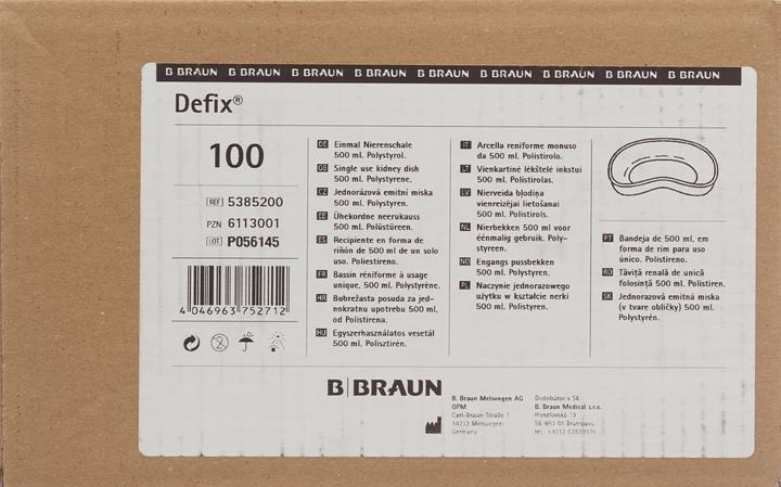 Produktbild B.Braun DEFIX Nierenschale 100 Stk